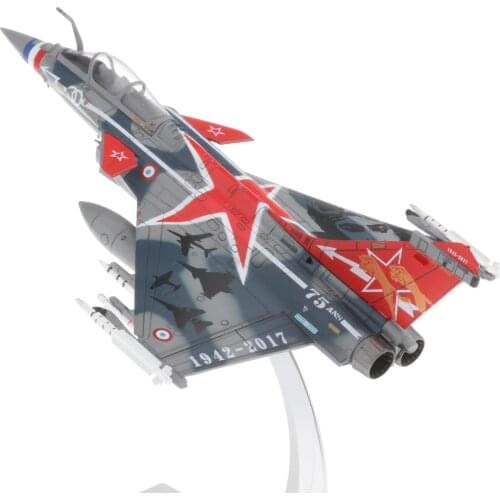 1/72 Scale Dassault Rafale Model Aircraft with Dispaly Stand Office Decor