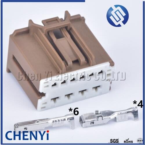 1 set Molex 10 pin not waterproof auto connector wiring harness plug female car electric cable connection 31372-1200