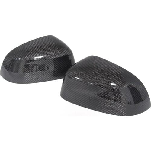 1 Pair Replacement Mirror Housing Carbon Fiber Rearview Side Mirror Cover For BMW X3 / X4 / X5 F15 /X6 2014-17 Car Accessories