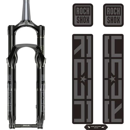 2020 rockshox reba mountain fork sticker bicycle accessories MTB bike front fork decal