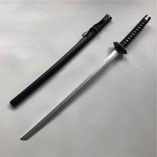 Anime BLEACH Aizen Sousuke Sword Kyoukasuigetsu Wooden Sword Zanpakutou Weapon Props for Cosplay Sword 1:1 Ninja Knife 100cm