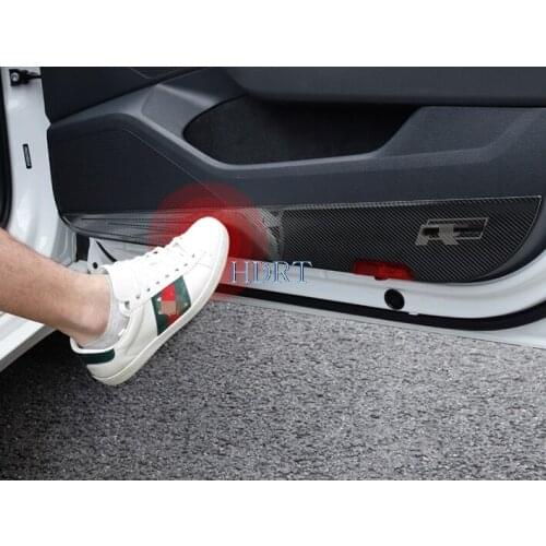 Car Accessories Stainless Door Anti-kick Pad Cover Trim Frame Interior Decoration for VW Volkswagen Arteon CC 2017-2020
