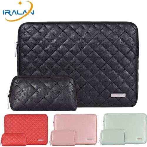 PU Leather Shockproof Sleeve Laptop Bag 14 14.1 For Macbook Air 13 Pro 15 Touch Bar Case For Xiaomi Asus Lenovo HP Notebook Bags