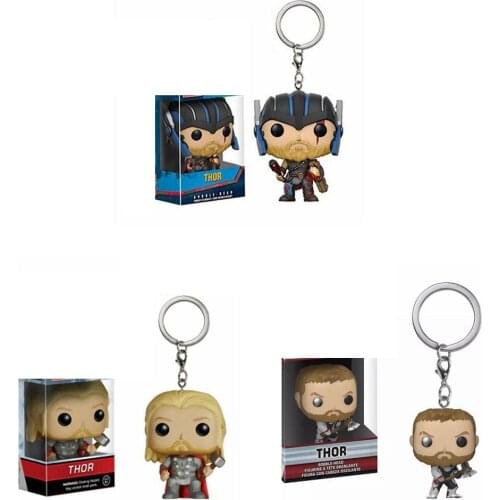 With original box keychains Toys Keychain Thor Action Figure Toy