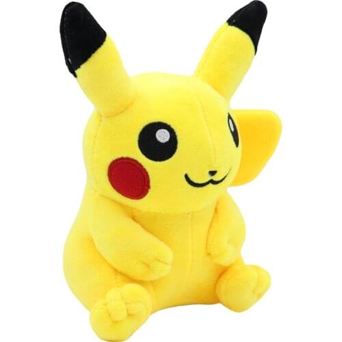 20cm High Quality TAKARA TOMY Pokemon Pikachu Plush Toy Stuffed Toy Anime Toys for Children Doll for Kid Baby Birthday Gifts