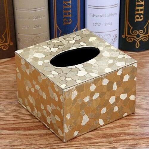 Creative Modern square Tissue Holder Tissue Paper Holder Canister Kitchen Towel Paper Holder Dispensers Kitchen accessories 525