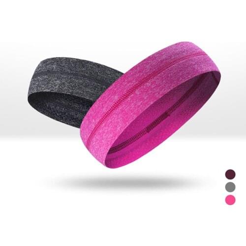 New Elastic Absorbent Sport Sweat Headband Sweatband For Men and women Yoga Hair Bands Head Sweat Bands Sports Safety
