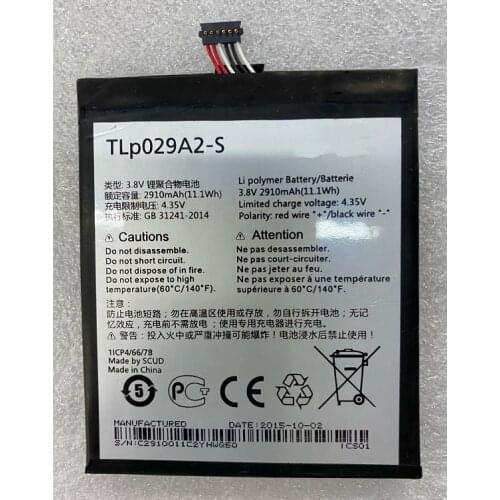 HST New Battery 2910mAh TLp029A2/TLp029A2-S/TLp029A1 Battery For Alcatel One Touch Idol 3 I806 6045Y 6045K Phone Batteries