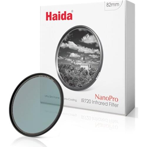 Optical glass nanopro IR 720 Filter for Infrared Photography 58 62 67 72 77 82 95 105 mm Camera lens Infra-Red Filter