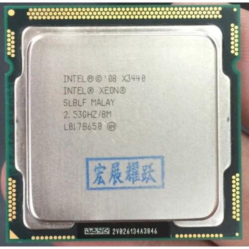 Intel Xeon Processor X3440 Quad-Core (8M Cache, 2.53 GHz)) LGA1156 CPU 100% working properly Desktop Processor