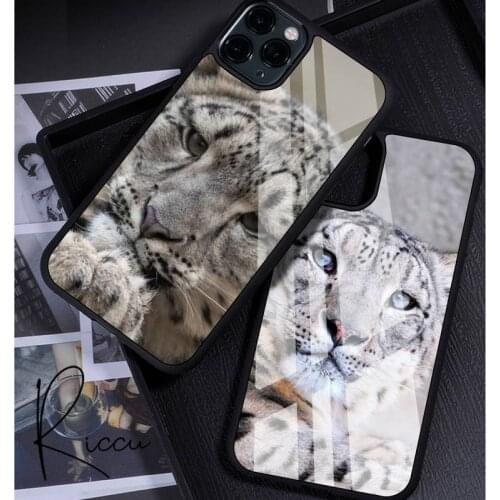 Lovely leopard Phone Case Rubber for iPhone 12 11 Pro Max XS 8 7 6 6S Plus X 5S SE 2020 XR 12 Mini case