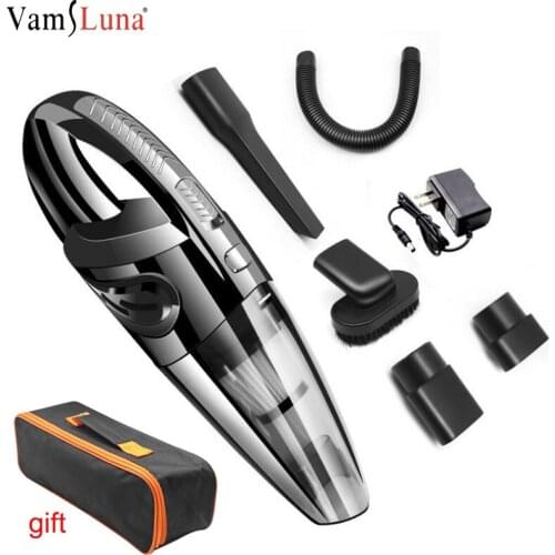 Handheld Vacuum Cordless Powerful Cyclone Suction Portable Rechargeable Vacuum Cleaner Quick Charge for Car Home Pet 110V-220V