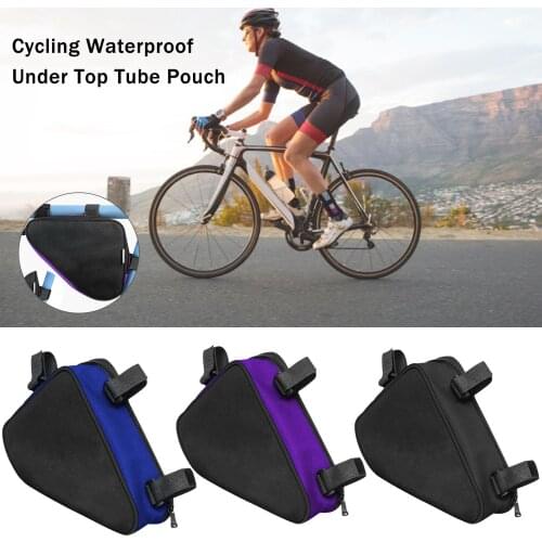 Bike Saddle Frame Bag Cycling Waterproof Under Top Tube Pouch Saddle Rack Trunk Bags Luggage For Bike Mobile Phone Bag