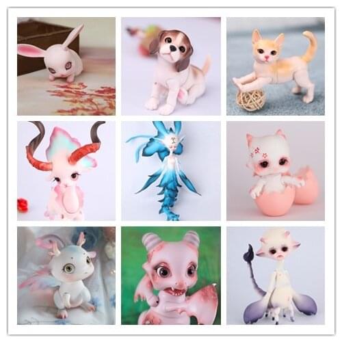 Wholesale bjd doll pet dog dragon resin collection gift doll