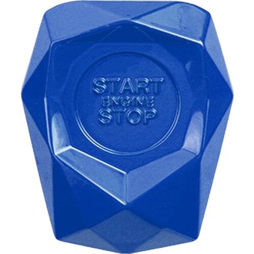 Blue Car Engine Push Button Protection Cover Decor Car Ignition Switch Cover