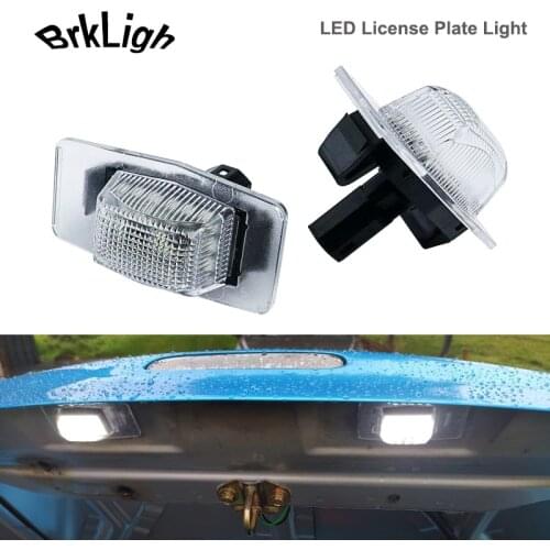 2Pcs Error Free LED License Plate Lights Number Lamps Car Accessories For Ford Escape Mercury Mariner Mazda Mpv MX-5 Protege 323