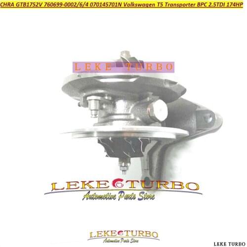 Turbo Cartridge CHRA GTB1752V 760699 760699-5004S 760699-0002 760699-5003S 070145701N For VW T5 Transporter B8 BPC 2.5TDI 174HP