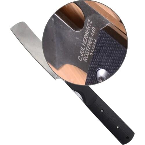 XYJ Folding Chef Knife 440A Stainless Steel Blade Sharp Kitchen Knife Professional Pocket Camping Knife Cooking Tools Survival