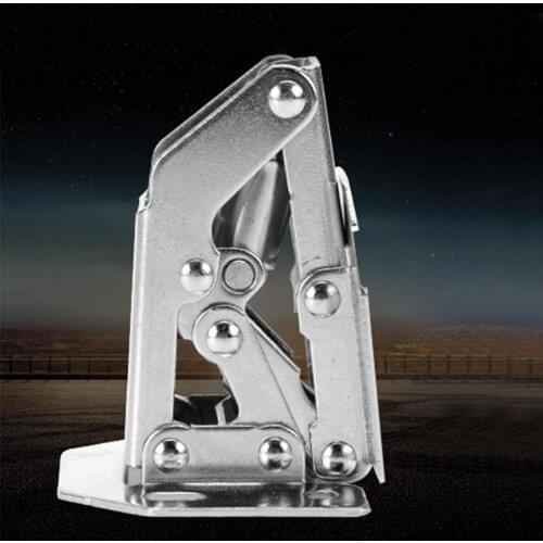 1pc 3 Inch 90 Degree Cabinet Hinge Non-hole Bridge Spring Cabinet Furniture Hinge Hardware Screw Door Frame J4K8