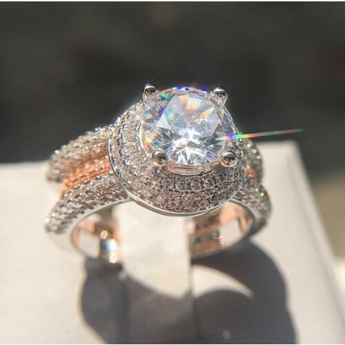 2021 New Arrival Fashion 925 Sterling Silver Oval Engagement Ring For Women Anniversary Gift Jewelry R5322