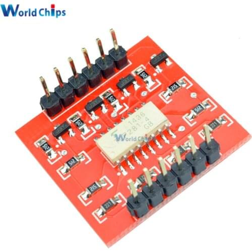 TLP281 4-Channel Opto-isolator IC Module For Arduino Expansion Board High And Low Level Optocoupler Isolation 4 Channel