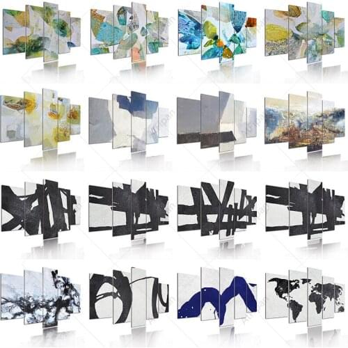 Abstract Geometric Art Poster Artistic Conception Canvas Painting Graffiti Effect Modular Pictures for Home Interior Decoration