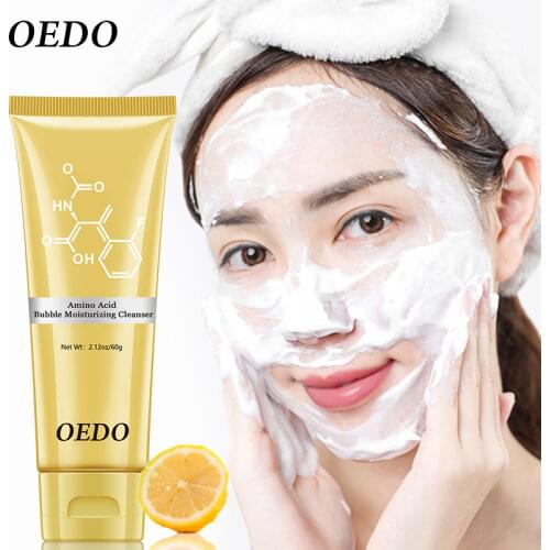 OEDO Amino Acid Bubble Moisturizing Facial Pore Cleanser Face Washing Product Face Anti-aging Anti-wrinkle Cleansing Care 60g