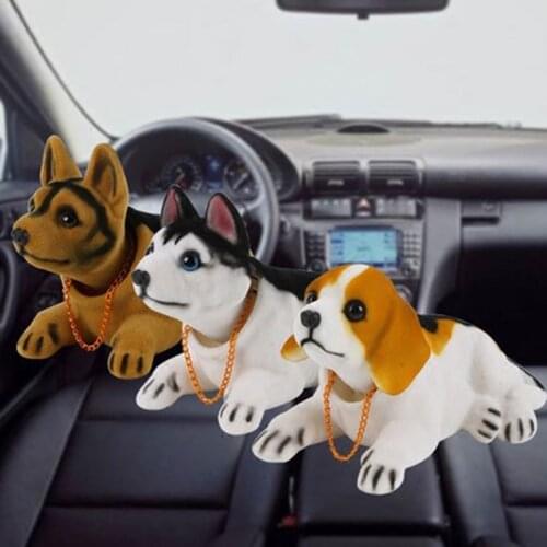 Car creative shaking his head dog ornaments car puppies jewelry car accessories fashion cute