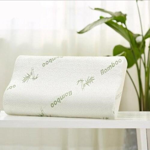 Sleeping Bamboo Pillow Memory Foam Orthopedic Pillow Oreiller Pillow Healthy Breathable Pillow Orthopedic Neck Fatigue Relief
