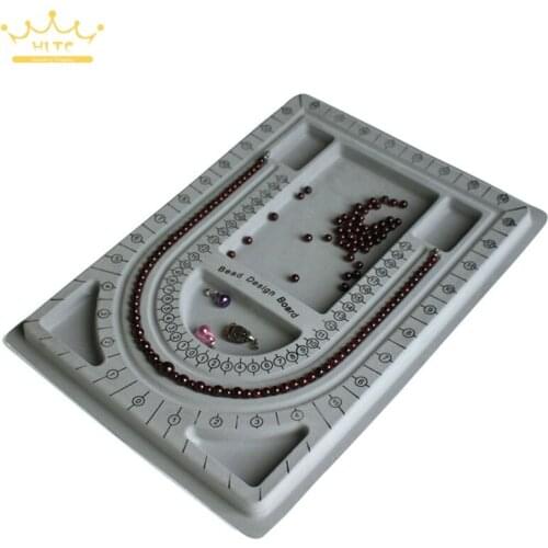 Beading Tray Bead Trays Stringing Jewelry Craft Design Organizer Board Tool L
