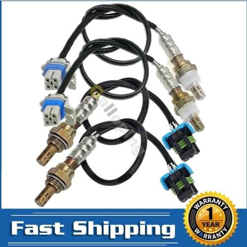 4pcs O2 Oxygen Sensor Upstream Downstream for 2003 2004 2005 2006 Cadillac Escalade GMC Yukon Hummer H2 6.0L Car Accessories