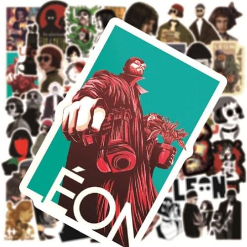 10/50pcs Classic Movie Killer Leon Stickers For Laptop PVC Guitar Skateboard Suitcase Motorcycle Graffiti Cool Stickers