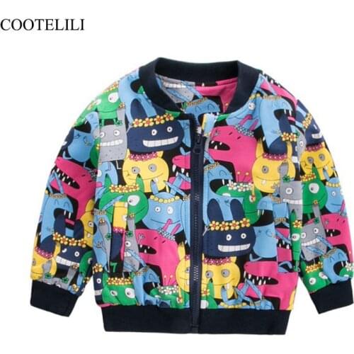 COOTELILI Active Outerwear & Coats Kids Spring Jacket Kids Girls Clothes Baby Boy Jacket Children Clothing 80-130cm