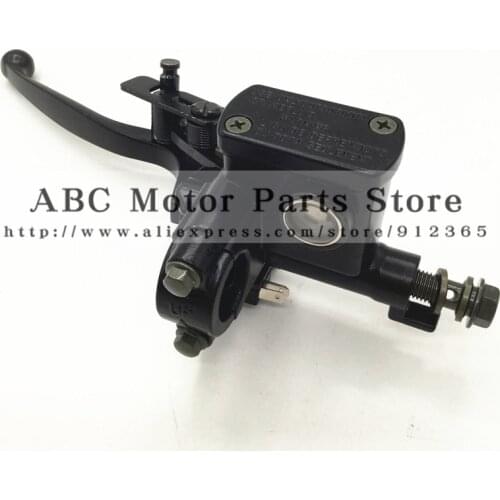 Left Hand BRAKE LEVER ATV 50 70 90 110 125 150cc Quad master cylinder chinese 7/8" Handlebar Hydraulic Brake Cylinder