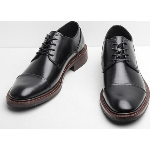 Men Dress Shoes Leather Casual Shoes 2021 Mens Wedding Shoes original Social shoe male #AL711