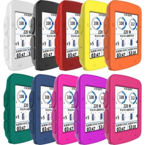 Soft TPU Silicone Protective Case Dirt-resistance Back Cover For Garmin Edge 520 E520 GPS Anti-Scratch Protective Film Not Glass
