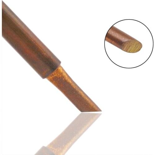 8PCS 900M 4C Pure Copper Soldering Iron Tip Lead-free Welding Sting For Hakko 936 FX-888D Saike 909D 852D+ Soldering Iron