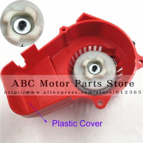 New Plastic Easy Pull Starter Start Mini Pocket Bikes ATVs Quad 49cc Mower Engines Black color