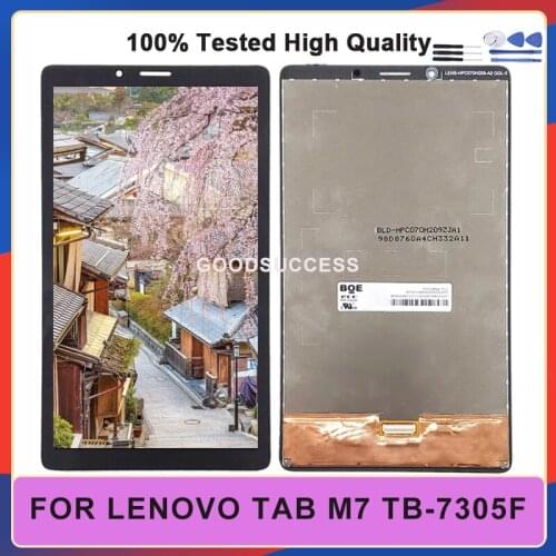 Original 7" For Lenovo Tab M7 TB-7305 LCD TB-7305F, TB-7305X, TB-7305i Display Touch Screen Digtizer Assembly Free Tools