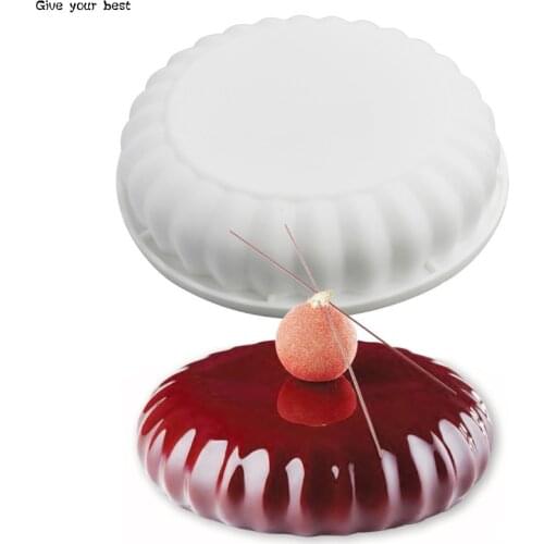 Silicone Round Cake Baking Mold For Mousse Dessert Chocolate Brownies Cake Decorating Tools Sponge Cakes Molds