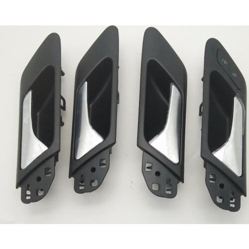 SKTOO 4pcs A Set Door Handle Front Rear Left Right Interior Door Handle for VW Golf 6 5KD 837 114A 5KD 837 113B
