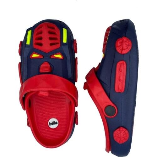 Navy blue Red Unisex Sandals