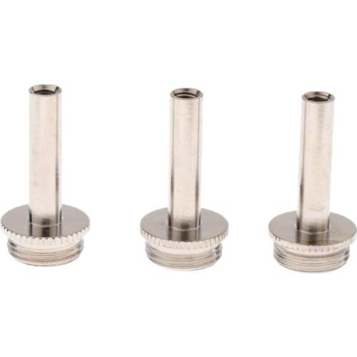3x Nickel Electroplated Trumpet Connecting Rod Piston for Musical Lovers