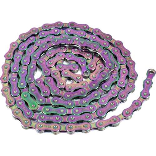 VG Sports Bicycle Chain 12 Speed Carbon Steel 126 Links Half Hollow Chains Ultralight Mountain Road Bike Chain Bike Parts