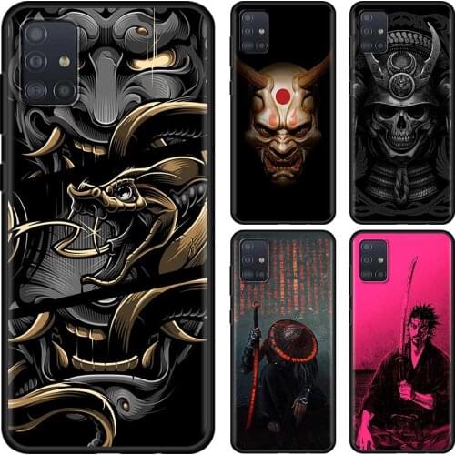 Japanese Samurai Phone Case for Samsung Galaxy A51 A71 A21s A12 A31 A41 A32 A02s A11 A72 A52 A42 5G A01 A91 A21 EU Soft Cover