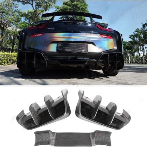 Carbon fiber rear diffuser carbon fiber rear lip for BMW I8 carbon fiber rear chin low spoiler 2014-2020