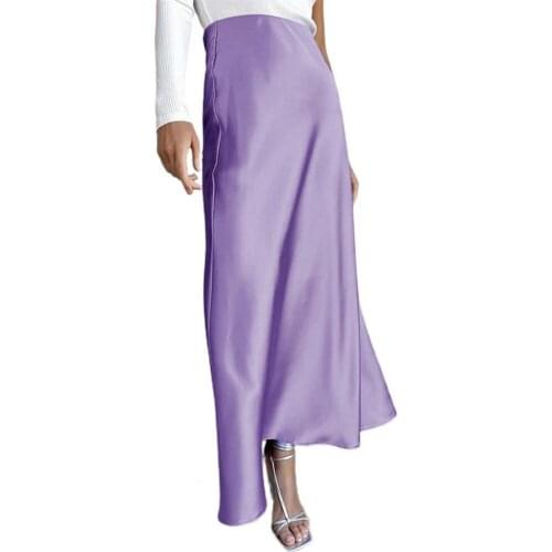 Office Women Skirt High Waist Plus Package Hip Breathable Stretchy Women Summer Pencil Skirt Solid Color