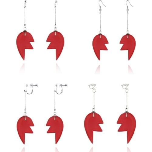 10 Pairs/lot Anime JoJos Bizarre Adventure Earrings Toy Cartoon Joseph Joestar Logo Alloy Metal Eardrop Pendant Toys