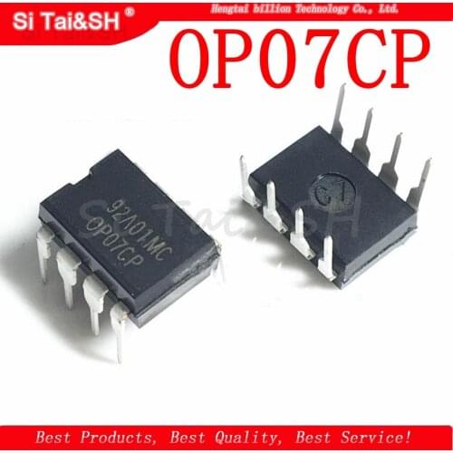 10PCS OP07CP DIP8 OP07 DIP DIP-8 new and original IC Voltage dual op amp chip