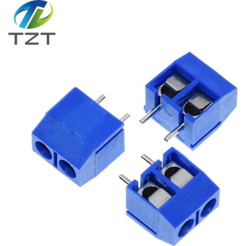 20pcs KF301-2P 301-2P 2 Pin Plug-in Screw Terminal Block Connector 5.08mm Pitch 2 Pin Screw Terminal Block good